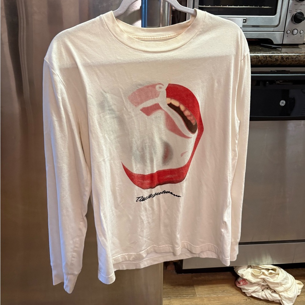 White Longsleeve with Cool Graphic